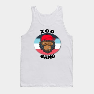 Angry monkey smokin - zoo gang Tank Top